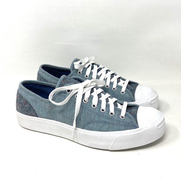 Converse Jack Purcell OX Low Top Blue Men’s Canvas Shoes Sneakers Size 169614C - Picture 2 of 11
